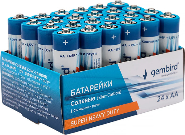 Комплект батареек Gembird GB-R6P-24B