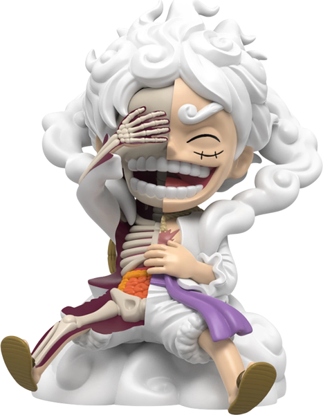 Фигурка коллекционная Mighty Jaxx Xxray. One Piece Luffy Gear5 Wanted Series / 65521 - фото