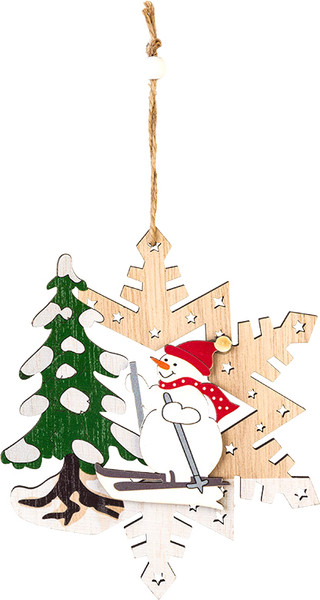 Елочная игрушка Волшебная страна Зимние забавы 110110 - фото