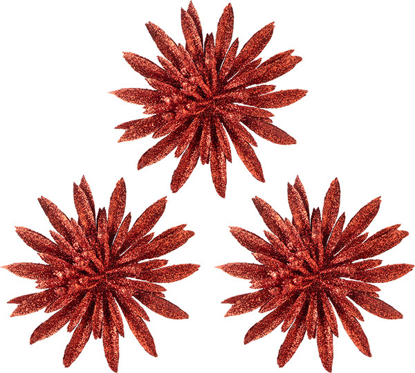 Набор елочных игрушек Волшебная страна Цветы / 110237 - фото