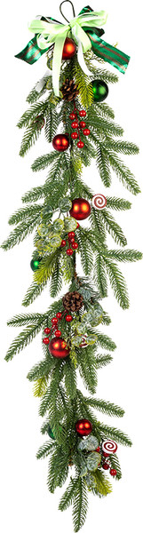 Ветка новогодняя Волшебная страна Роскошество 110277 - фото