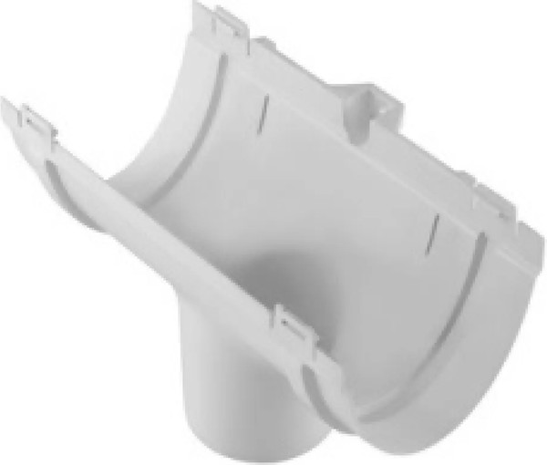 Воронка водосточная Альта-профиль 74мм У - фото