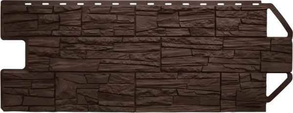 Фасадная панель Альта-профиль Гранд Каньон Эко Коричневый - фото