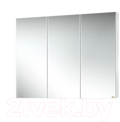 Шкаф с зеркалом для ванной Misty Балтика 105 / Э-Бал04105-011