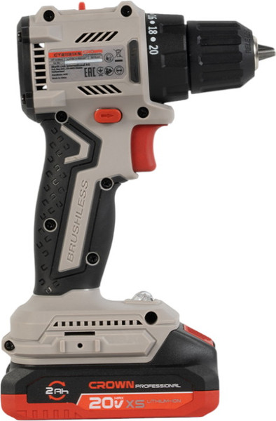 Аккумуляторная дрель-шуруповерт CROWN CT21131XS-2 BMC