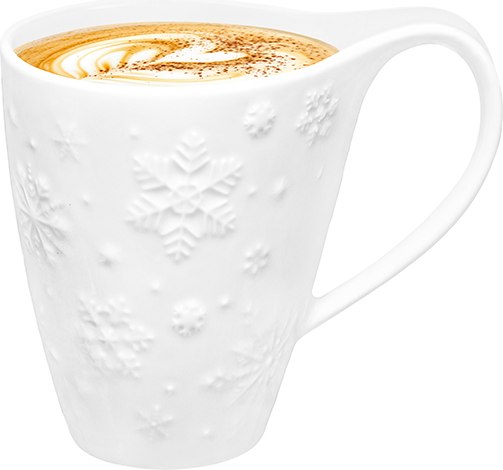 Кружка Elan Gallery Снежинки / 540967 - фото
