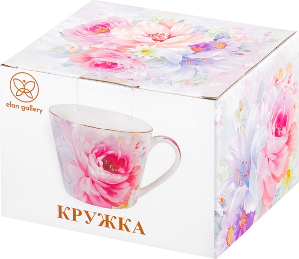 Кружка Elan Gallery Акварель New Bone China / 420643