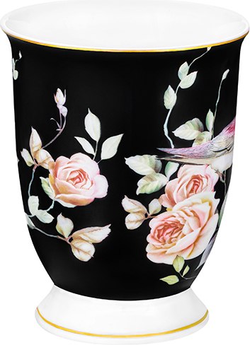 Кружка Elan Gallery Певчие птички на черном / 730830