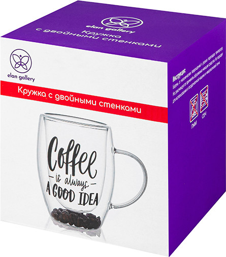 Кружка Elan Gallery Crystal glass / 360199