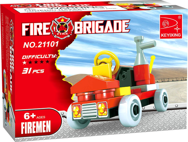 Конструктор Keyixing Пожарная бригада / 460595 - фото