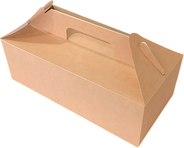 Набор коробок упаковочных для еды OSQ Box With Handle 290x143x98 - фото