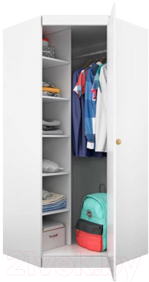 Шкаф Polini Kids Fun 1250 (белый)