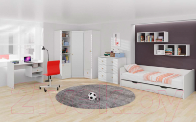 Шкаф Polini Kids Fun 1250 (белый)