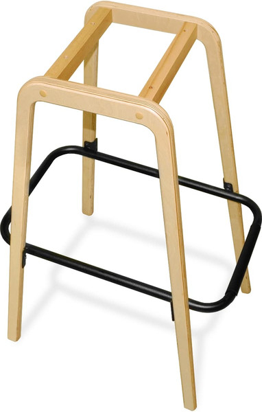 Стул барный Sheffilton SHT-ST58/S94 A5-7 (серый/прозрачный лак/черный муар)