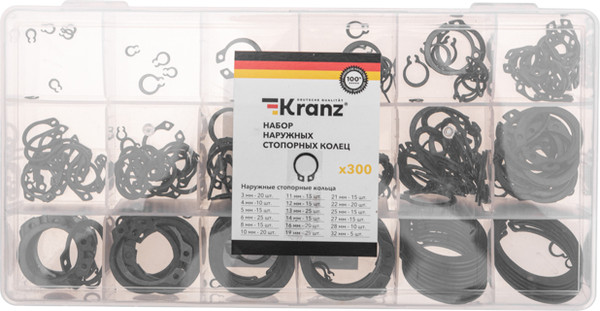 Набор стопорных колец Kranz KR-01-3101-14