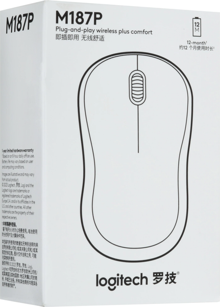 Мышь Logitech M187P / 910-006609