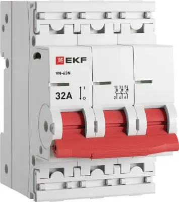 Выключатель нагрузки EKF PROxima ВН-63N / S63332 - фото