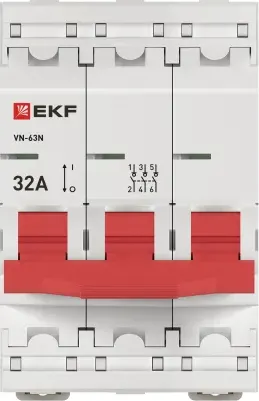 Выключатель нагрузки EKF PROxima ВН-63N / S63332