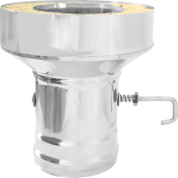 Переходник для труб Везувий Сэндвич AISI 430/0.8мм д.115х200 (ММ) - фото