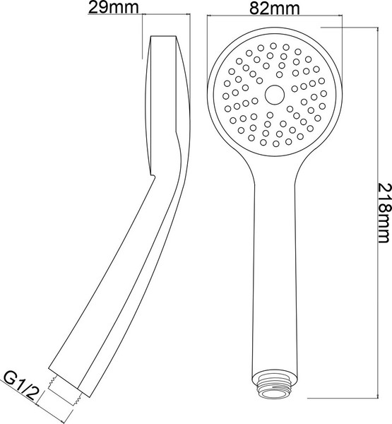 Лейка ручного душа Voda VSP02