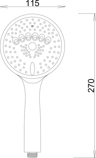 Лейка ручного душа Voda VSP11