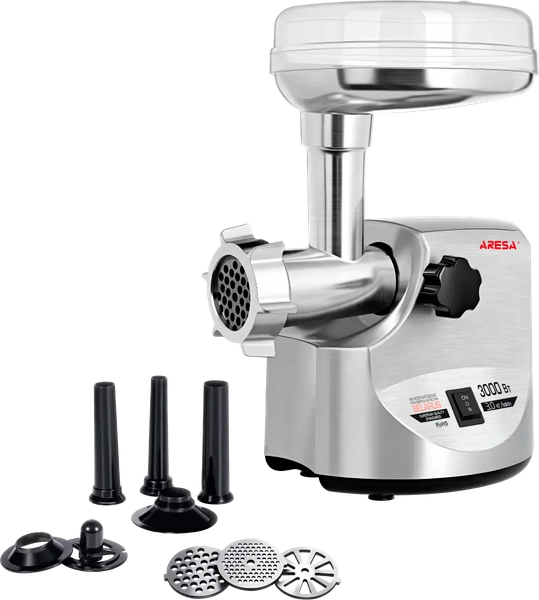 Мясорубка электрическая Aresa И насадка овощерезка AR-3803 / AR-2105 - фото