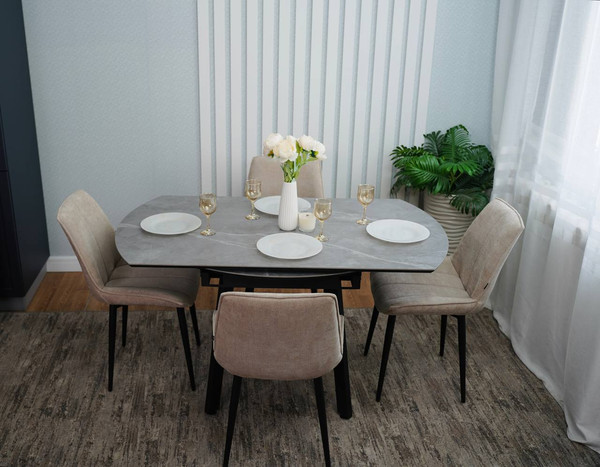 Обеденный стол ДСВ Раунд 140х80