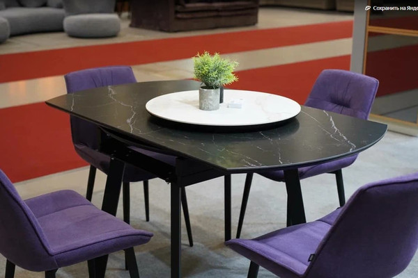 Обеденный стол ДСВ Раунд 140х80