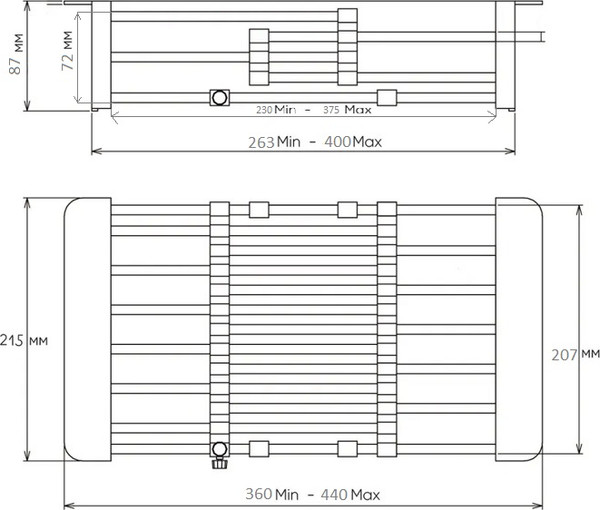 Коландер для мойки Arfeka CL ECO AR G GOLD