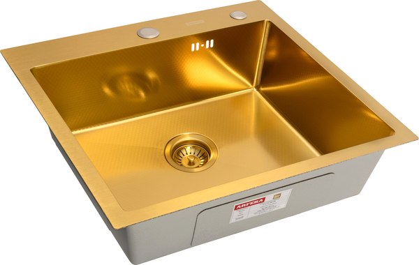 Мойка кухонная Arfeka Eco AR PVD Nano Decor 70x50 - фото