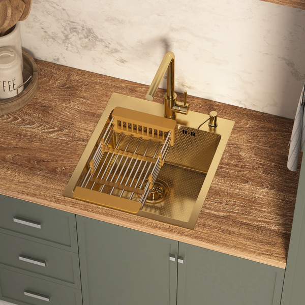 Мойка кухонная Basic CL DS Decor 45x50