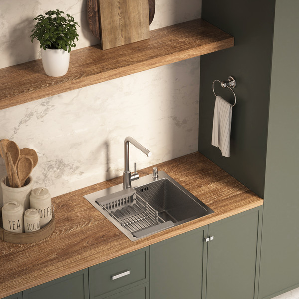 Мойка кухонная Basic CL DS Decor 50x50