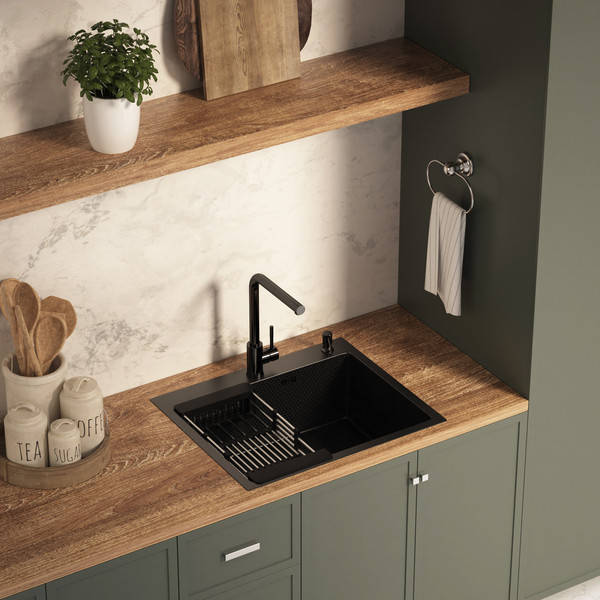 Мойка кухонная Basic CL DS Decor 60x50