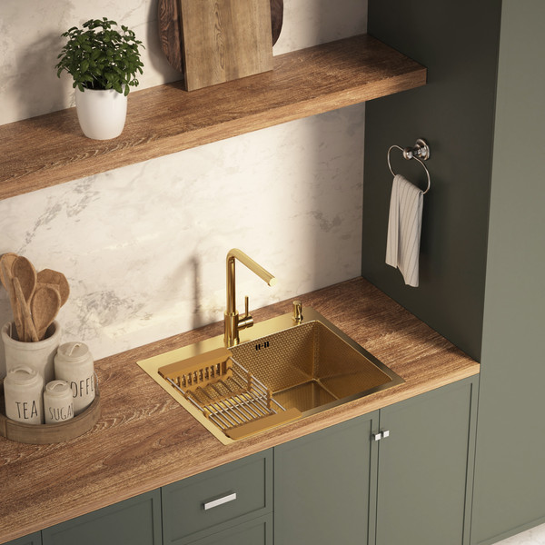 Мойка кухонная Basic CL DS Decor 60x50