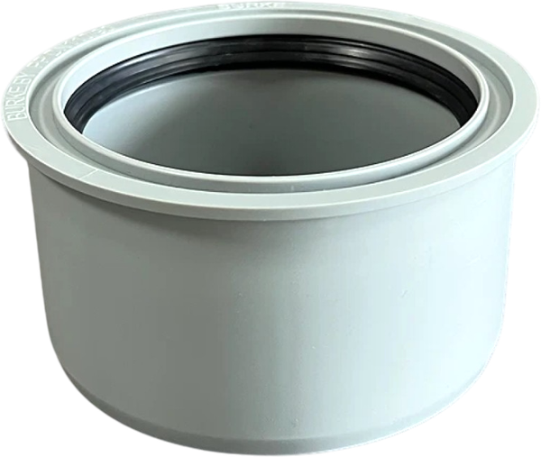 Переходник внутренней канализации Burke Суперкомпакт PP DN 110x90 / 11090G - фото