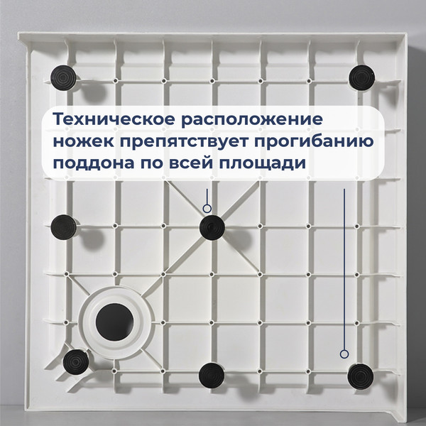 Душевой поддон RGW SMC-C W / 12350199-01