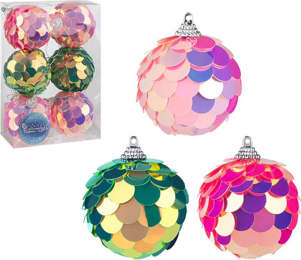 Набор шаров новогодних Волшебная страна Калейдоскоп / 110450