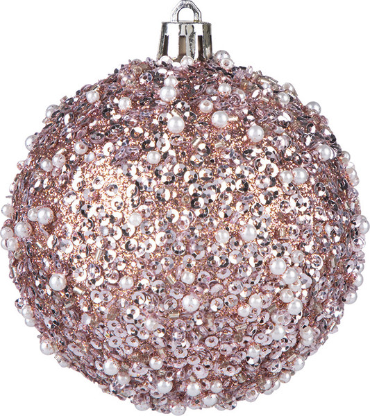 Набор шаров новогодних Волшебная страна Сияние розовое / 110457