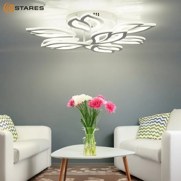 Люстра Estares Medea 120W 9F-RC-645x135-WHITE/WHITE-220-IP20