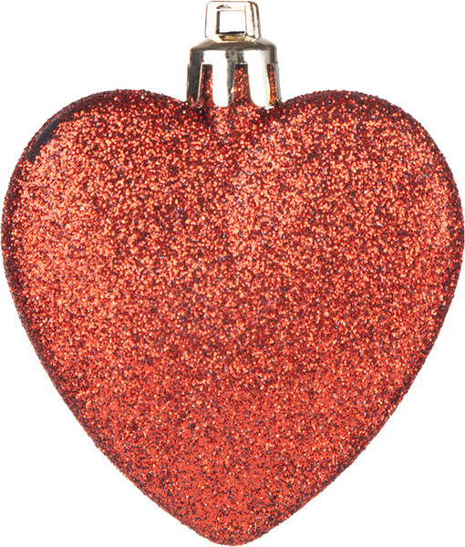 Набор елочных игрушек Волшебная страна Сердце бордовое / 110449