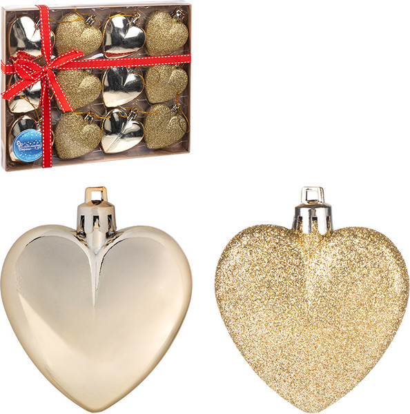 Набор елочных игрушек Волшебная страна Сердце золотое / 110447