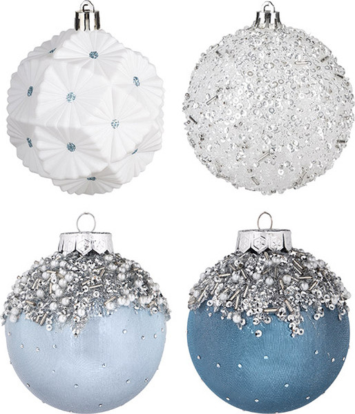 Набор шаров новогодних Волшебная страна Зимняя сказка / 110456 - фото