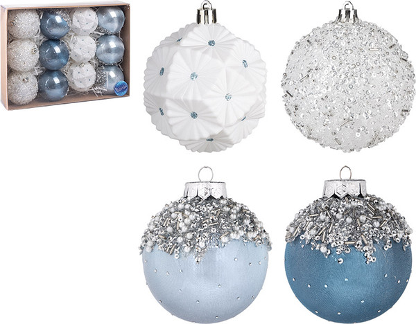 Набор шаров новогодних Волшебная страна Зимняя сказка / 110456