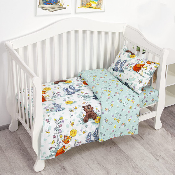 Комплект постельный для малышей АртПостель Колобок 922