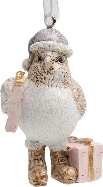Елочная игрушка Lefard Птичка / 162-1296 - фото