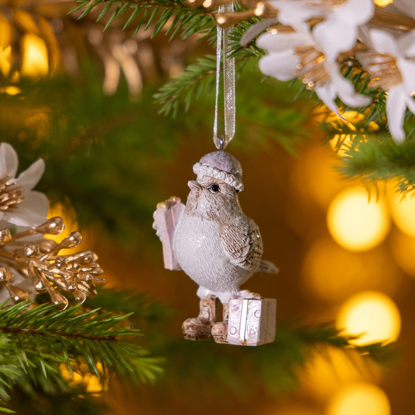 Елочная игрушка Lefard Птичка / 162-1296