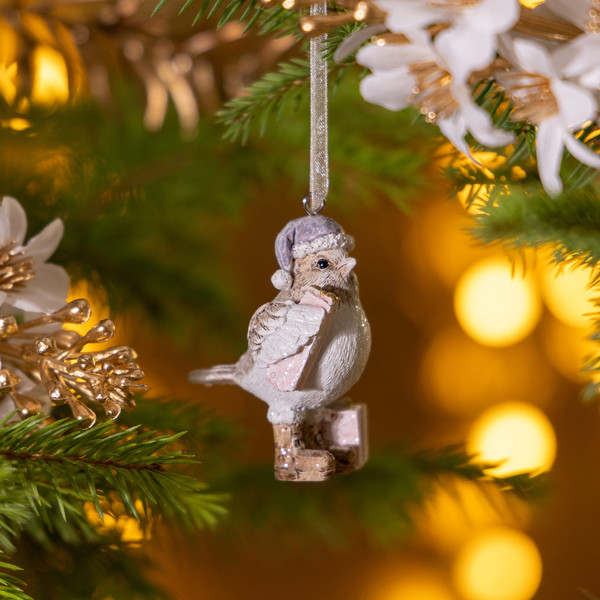 Елочная игрушка Lefard Птичка / 162-1296