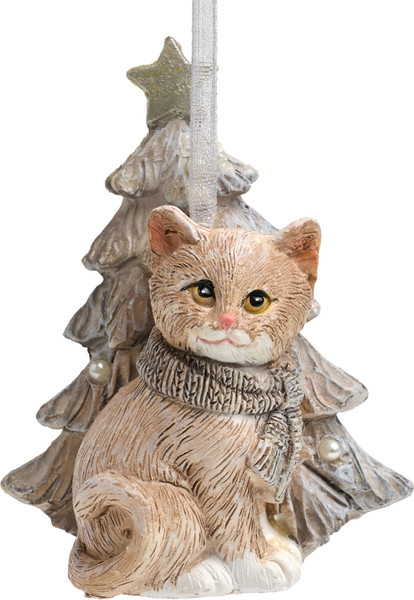 Елочная игрушка Lefard Котик / 162-1300 - фото