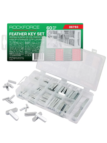 Набор шпонок RockForce RF-06793 / 62178 - фото