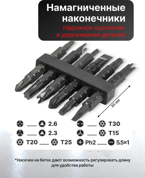 Отвертка ForceKraft FK-32807MR